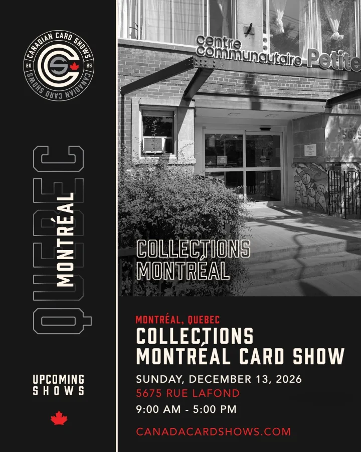 Collections Montréal Card Show poster