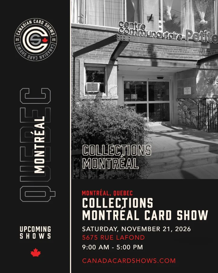 Collections Montréal Card Show poster