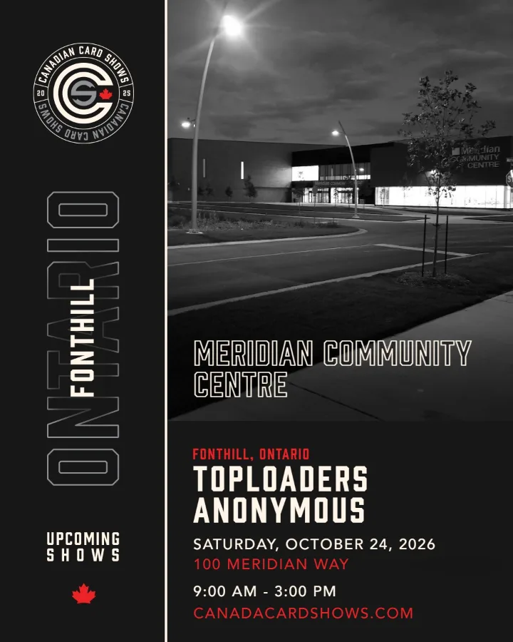 Toploaders Anonymous poster: Saturday, October 24, 2026, 9:00 AM – 3:00 PM, Meridian Community Centre