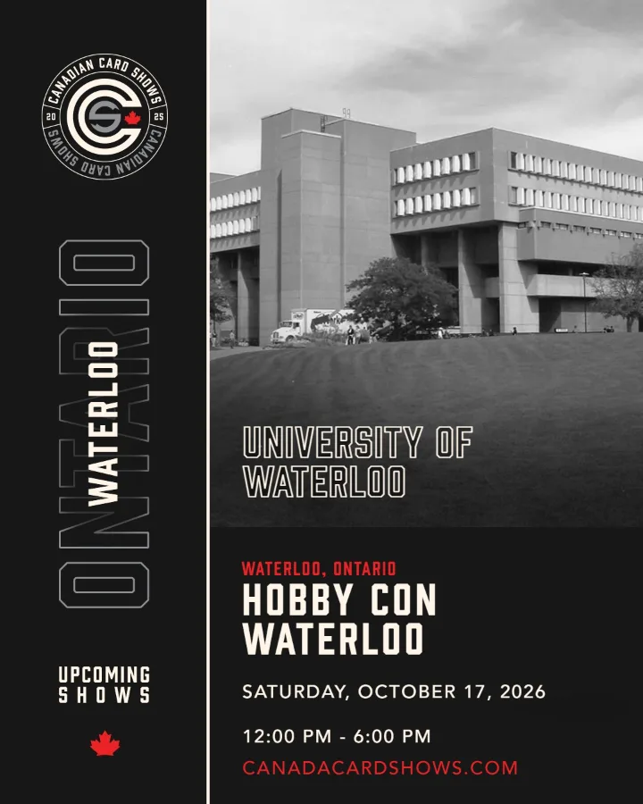 Hobby Con Waterloo poster: Saturday, October 17, 2026, 12:00 PM – 6:00 PM, University of Waterloo