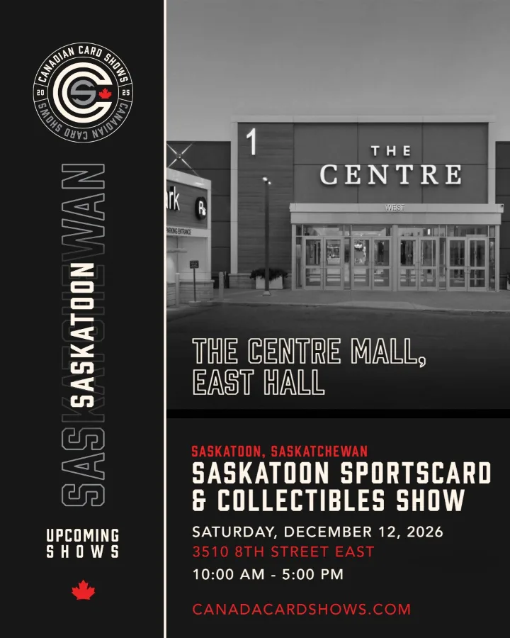 Saskatoon Sportscard & Collectibles Show poster