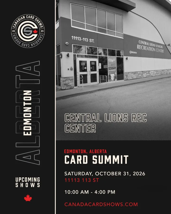 Card Summit poster: Saturday, October 31, 2026, 10:00 AM – 4:00 PM, Central Lions Rec Center