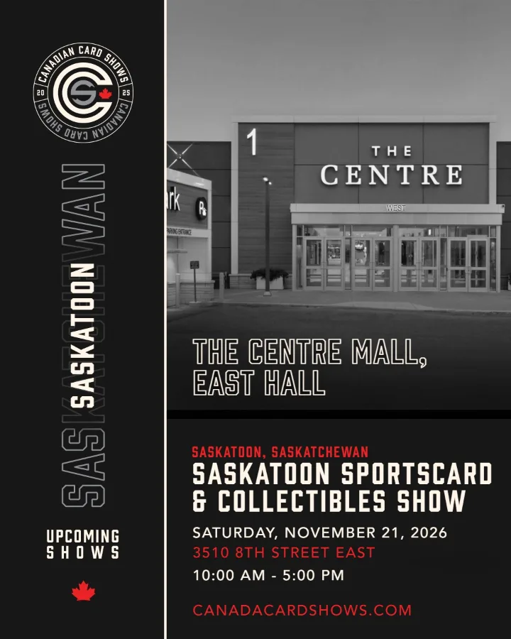 Saskatoon Sportscard & Collectibles Show poster